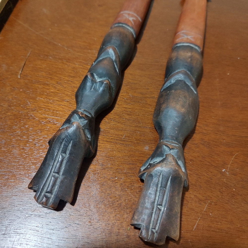 Old wooden knives